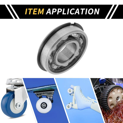 12x28x8mm Deep Groove Ball Bearings for Scooter Skateboard Wheel