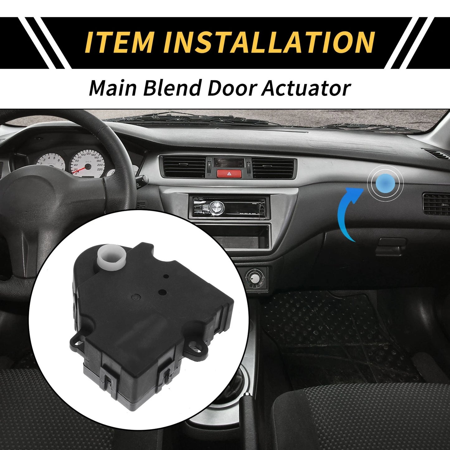 HVAC Air Door Actuator Heater Blend for Cadillac Escalade (1999 - 2000)