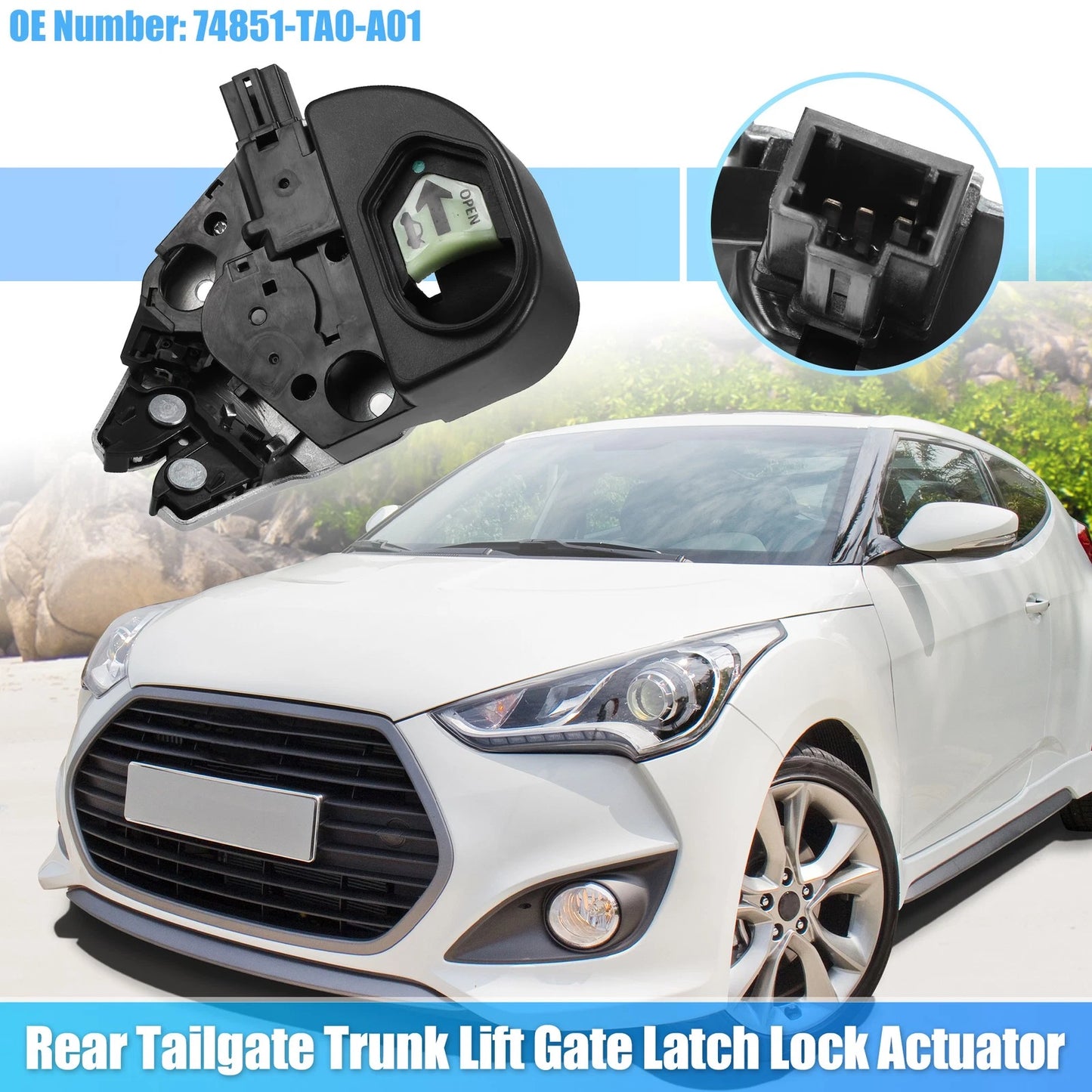 Rear Tailgate Latch Actuator for Honda Accord (2008-2012)