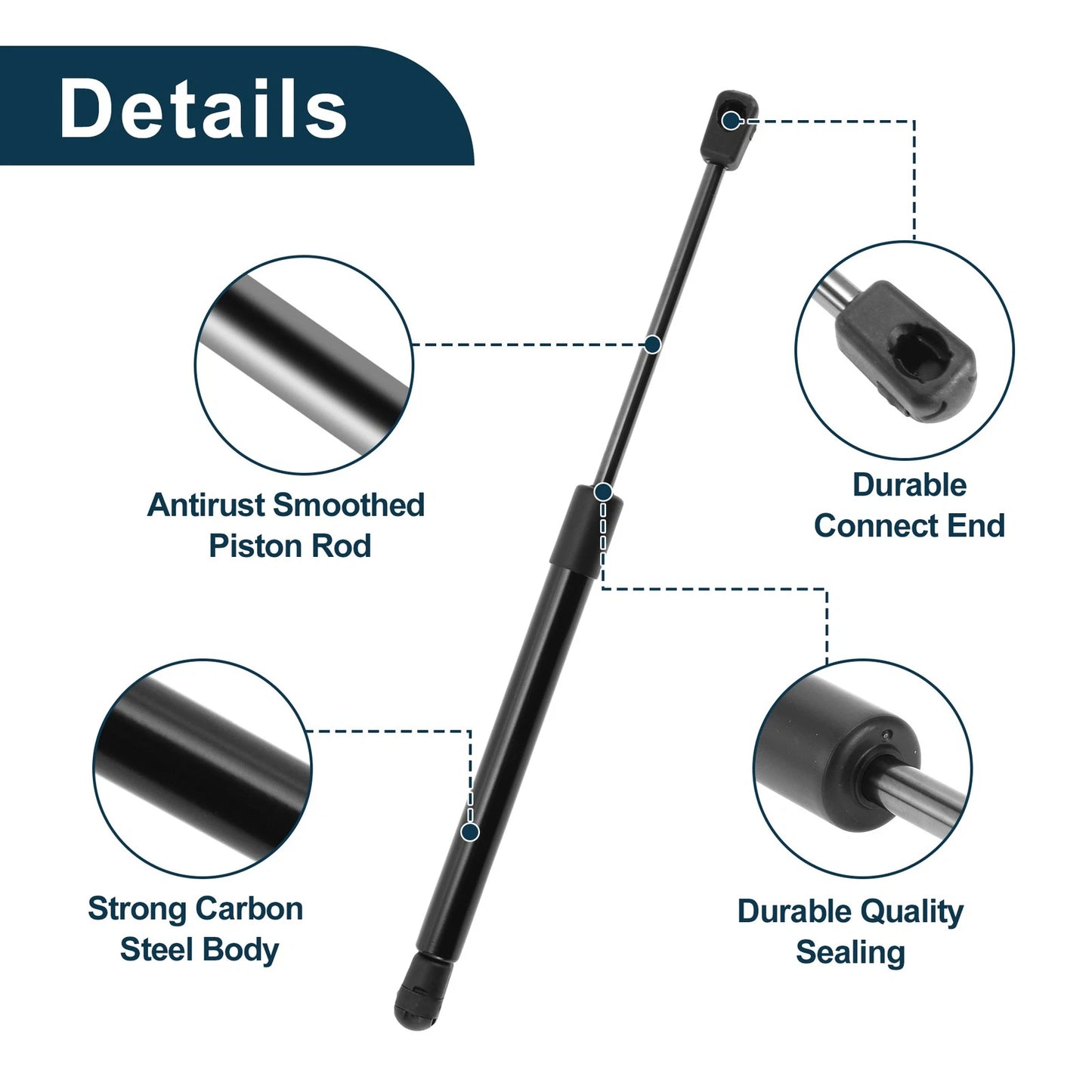 Front Hood Bonnet Lift Supports Struts for Acura TL (2006-2008)