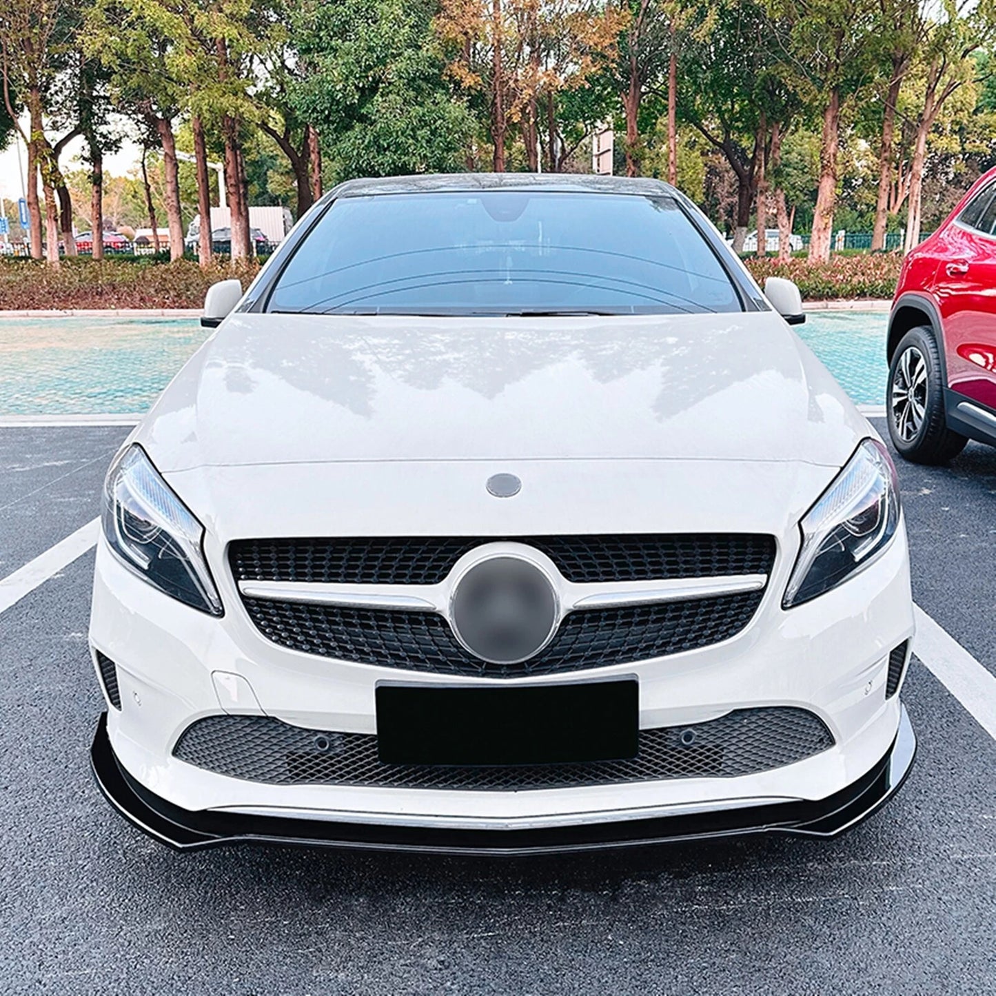 Bumper Spoiler Lip Splitter for Benz A Class W176 (2016-2018)