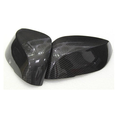 Add-on Real Carbon Fiber Side Mirror Shell Caps fit for Infiniti Q50 2014-2018