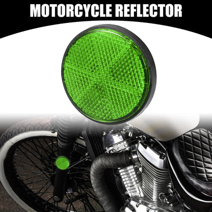 6pcs 2.20"x0.31" Universal Reflector Round for Motorcycle Bike