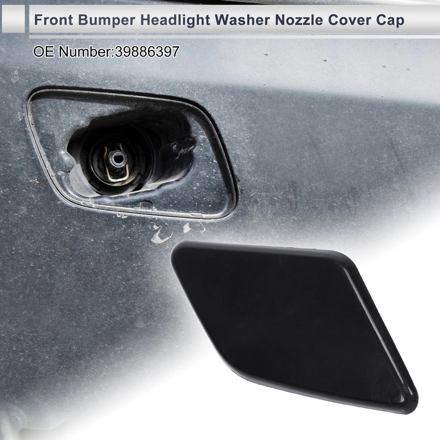 Bumper Headlight Washer Nozzle Cover for Volvo S40 (2008-2010)