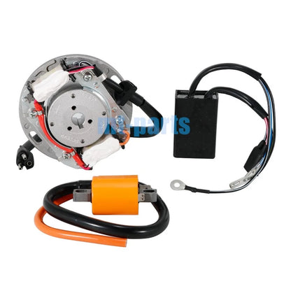 Stator Flywheel Rotor & CDI Ignition Coil for Suzuki RM125 RM250 (79-86)