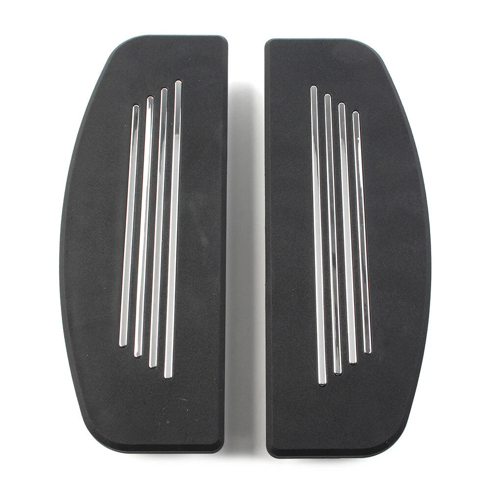 2 x Front Rider Insert Floorboard Footboards for Harley Street Electra Road Glide