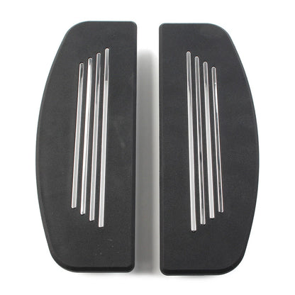 2 x Front Rider Insert Floorboard Footboards for Harley Street Electra Road Glide
