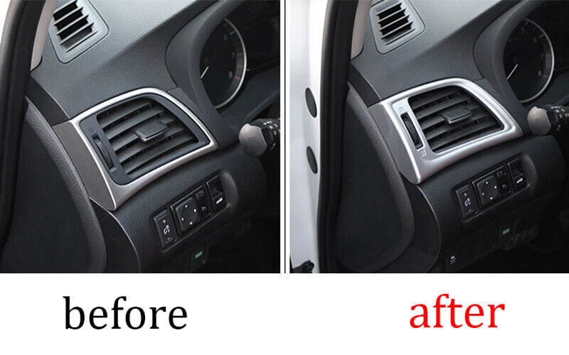 L&R AC Air Outlet Vent Cover Trim for Nissan Sentra Sylphy (2013–2019)