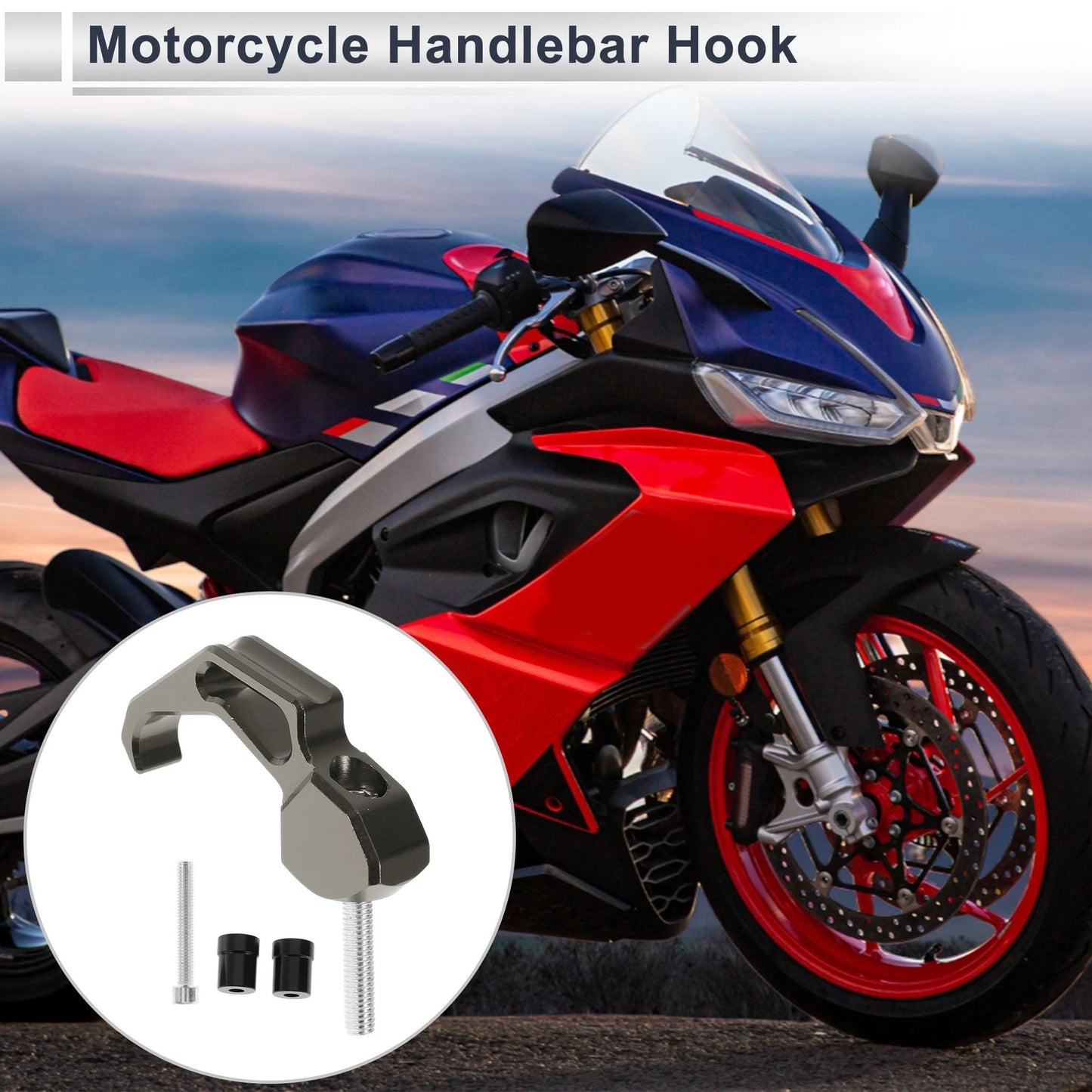 Finger Shape Motorcycle Hanging Hook / 1 Set / for Make Model