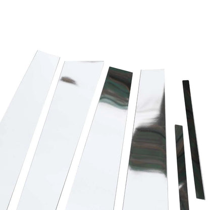 Chrome Pillar Posts Set for Dodge Charger 2011-2021 Door Trim Piano Covers 6 x