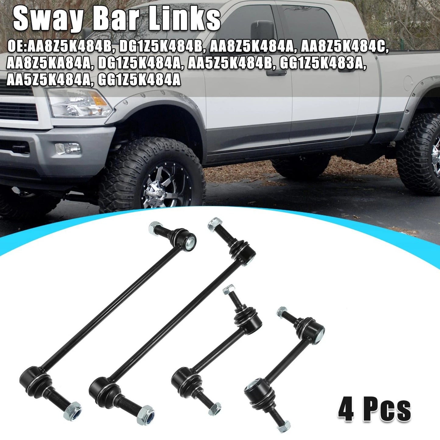 4pcs Sway Bar Links for Ford Taurus Flex (2010-2017)