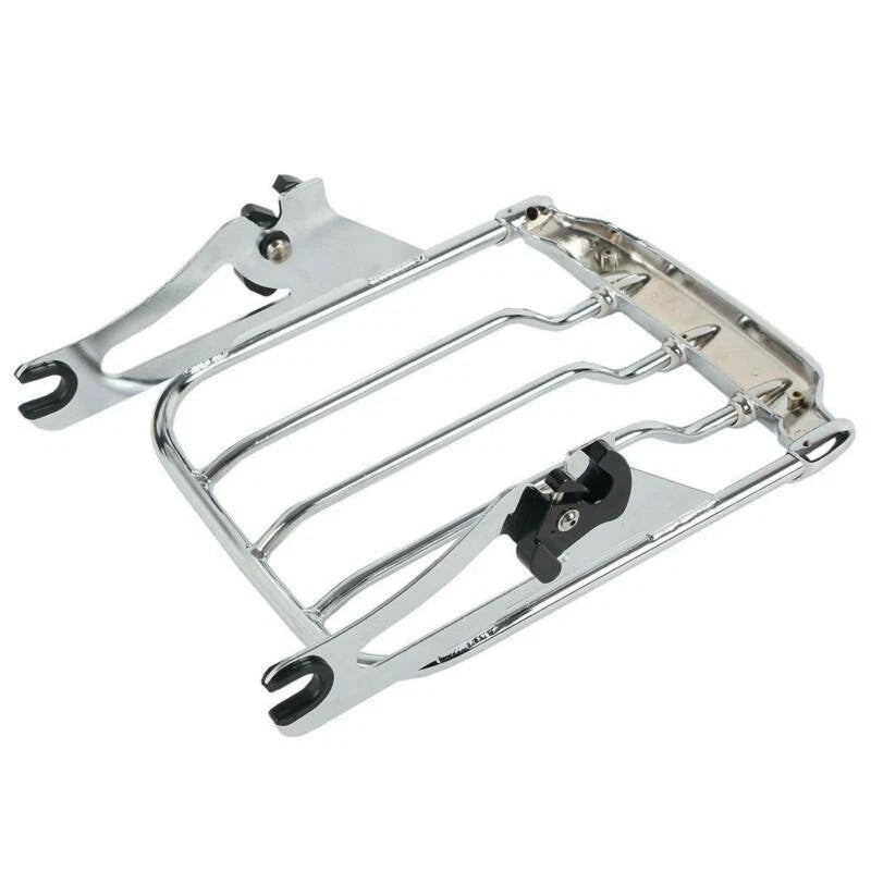 Docking Kit Chrome Sissy Bar Luggage Rack for Harley Touring (2009-2013)
