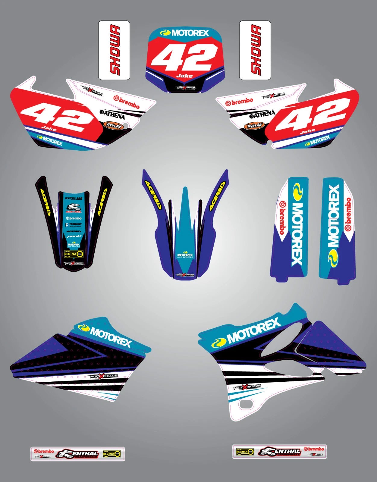 Full Custom Graphic Kit for Yamaha YZ 85 (2002-2014) - Strike Style Stickers