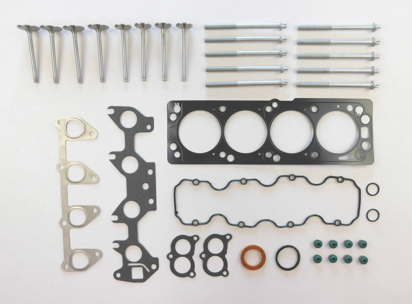Head Gasket Set Bolts & Valves for Holden Astra G/Corsa C/Meriva 1.6 8V Z16SE