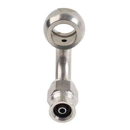 Stainless Steel 10.2mm 3/8" Eye Banjo Hose Ends AN-3 90° for Motorcycle