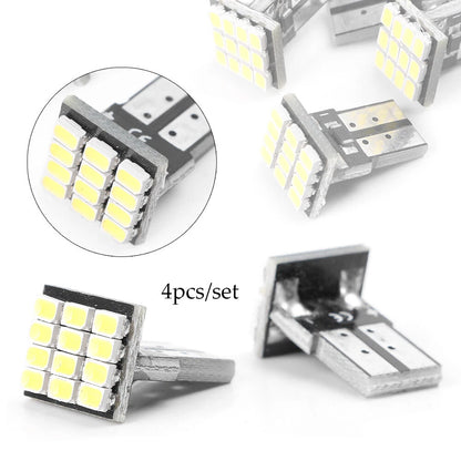 4 x T10 1206 12 SMD Car Map Reading Lamp Bulbs for Various Models