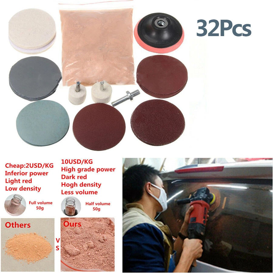 8 Oz Cerium Oxide Powder for Glass Polishing Windshield Scratch Remover