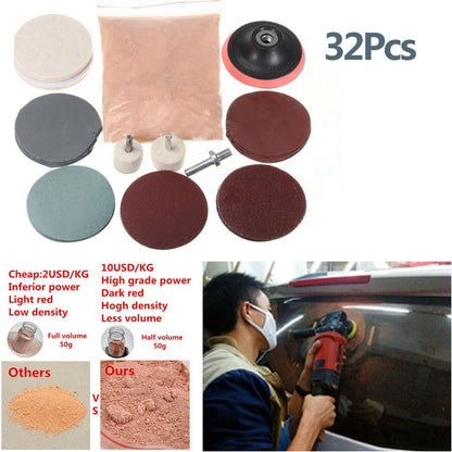 8 Oz Cerium Oxide Powder for Glass Polishing Windshield Scratch Remover