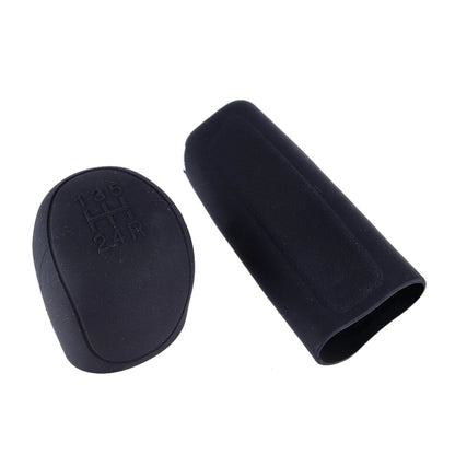 5 Speed Gear Shift Knob Cover & Handbrake Sleeve Protector for Car SY