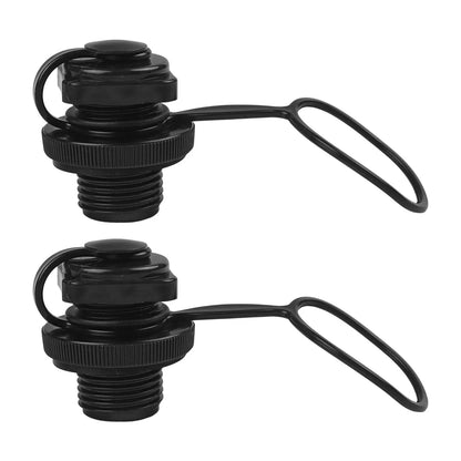 Quality Air Valve Cap for Inflatable Boat Airbed - Anti-leak Black
