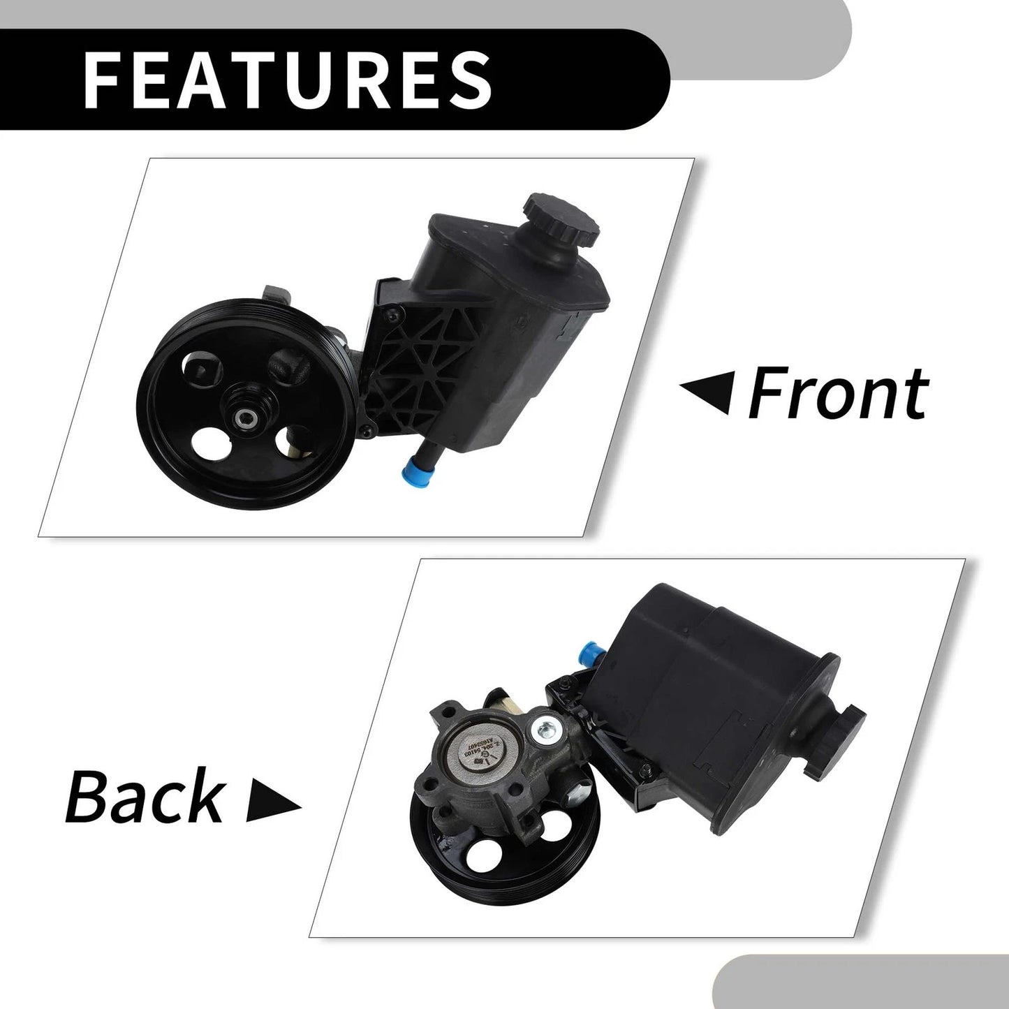Power Steering Pump with Reservoir for Dodge Ram 1500 (2002-2007)