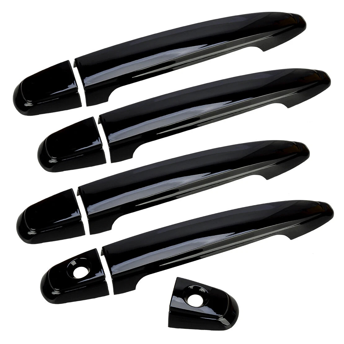 Black Outside Door Handle Cover Trim for Toyota 4Runner (2003-2009)