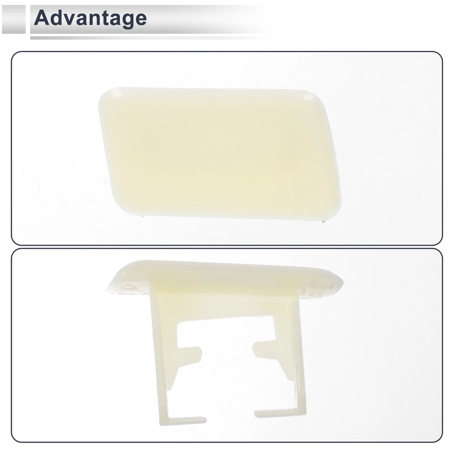 Front Right Bumper Headlight Washer Nozzle Cover for BMW X3 (2004-2010)