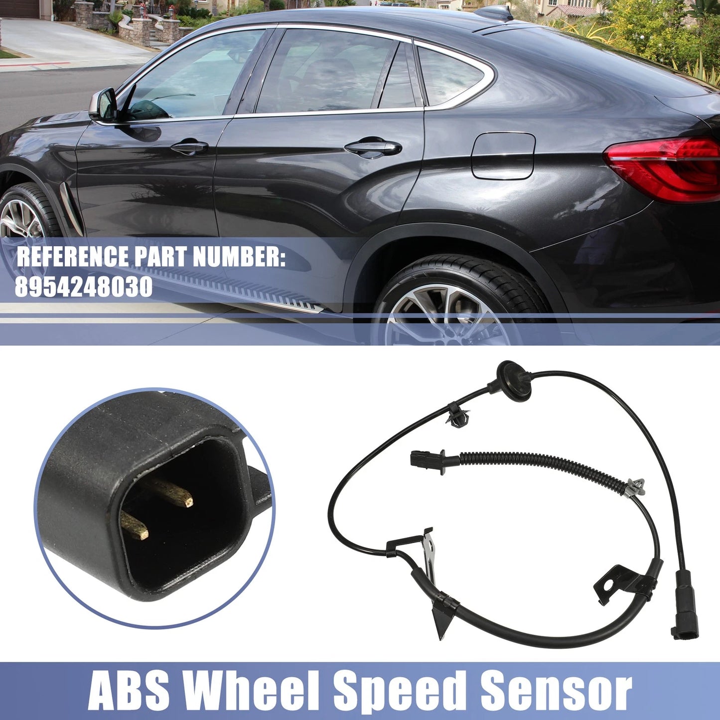 Rear Right ABS Wheel Speed Sensor for Dodge Caliber (2007-2008)