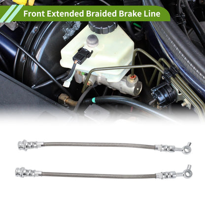 Front Extended Brake Line Hoses for Nissan Patrol GQ Y60 (1988-1997)