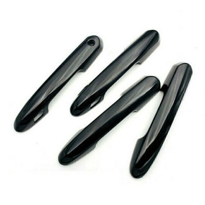 4pcs Car Door Handle Covers Trim for Toyota RAV4 (2019-2020) Black