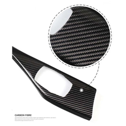 DRY Carbon Fiber Center Console Gear Shifter Panel Trim For BMW 1/2 Series 220i