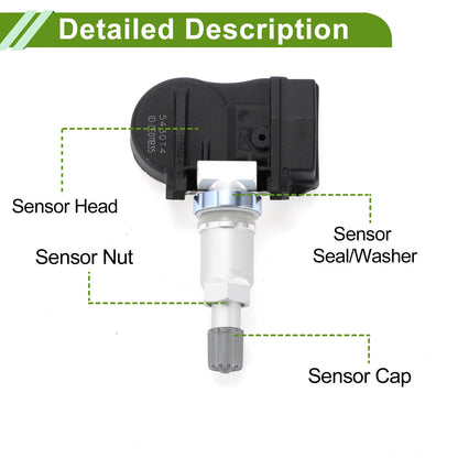 Tire Pressure Sensor for Peugeot 308 CC (2010 - 2013) 433MHz
