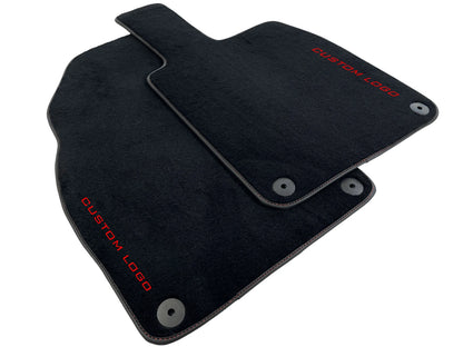 Custom Black Carpet Floor Mats for Porsche 718 Cayman (2017-2024)