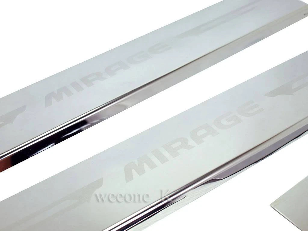 Stainless Steel Door Sill Scuff Plate for Mitsubishi Mirage (2012-2015)