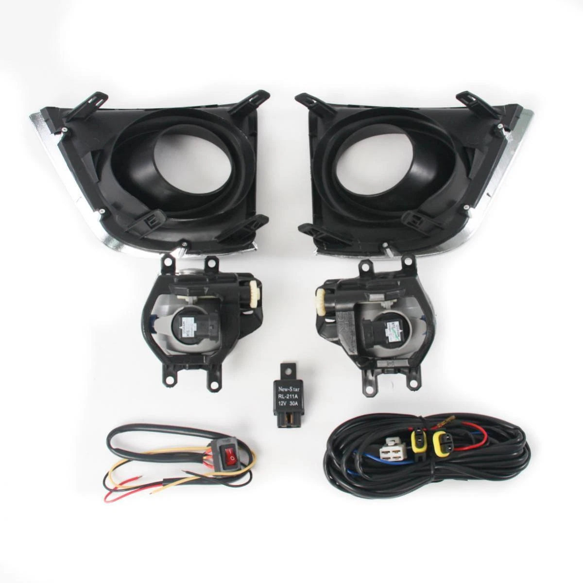 Fog Lamp Spot Light Complete Set Fits Toyota Corolla Altis E170 SED 2014-19 D05