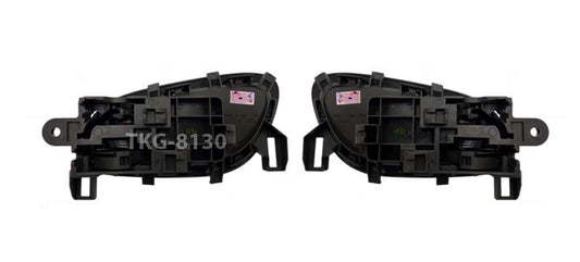2 x Inner Door Handles Black for Nissan Navara NP300 D23 (2015-2023)