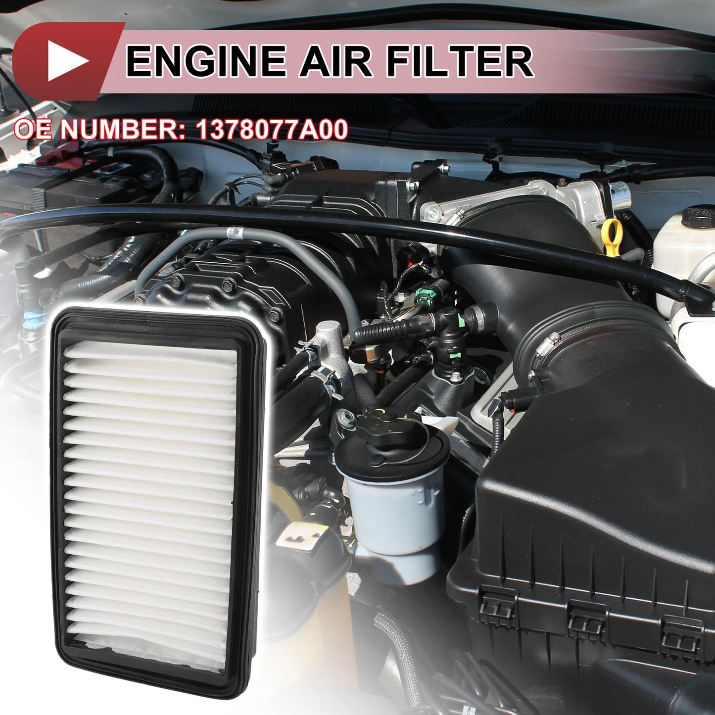 Engine Air Filter for Suzuki Carry Every Jimny DA32T (1999-2007) 1 Pc