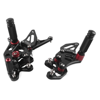 Rearsets Footpegs for Suzuki GSXR600 2015 Black
