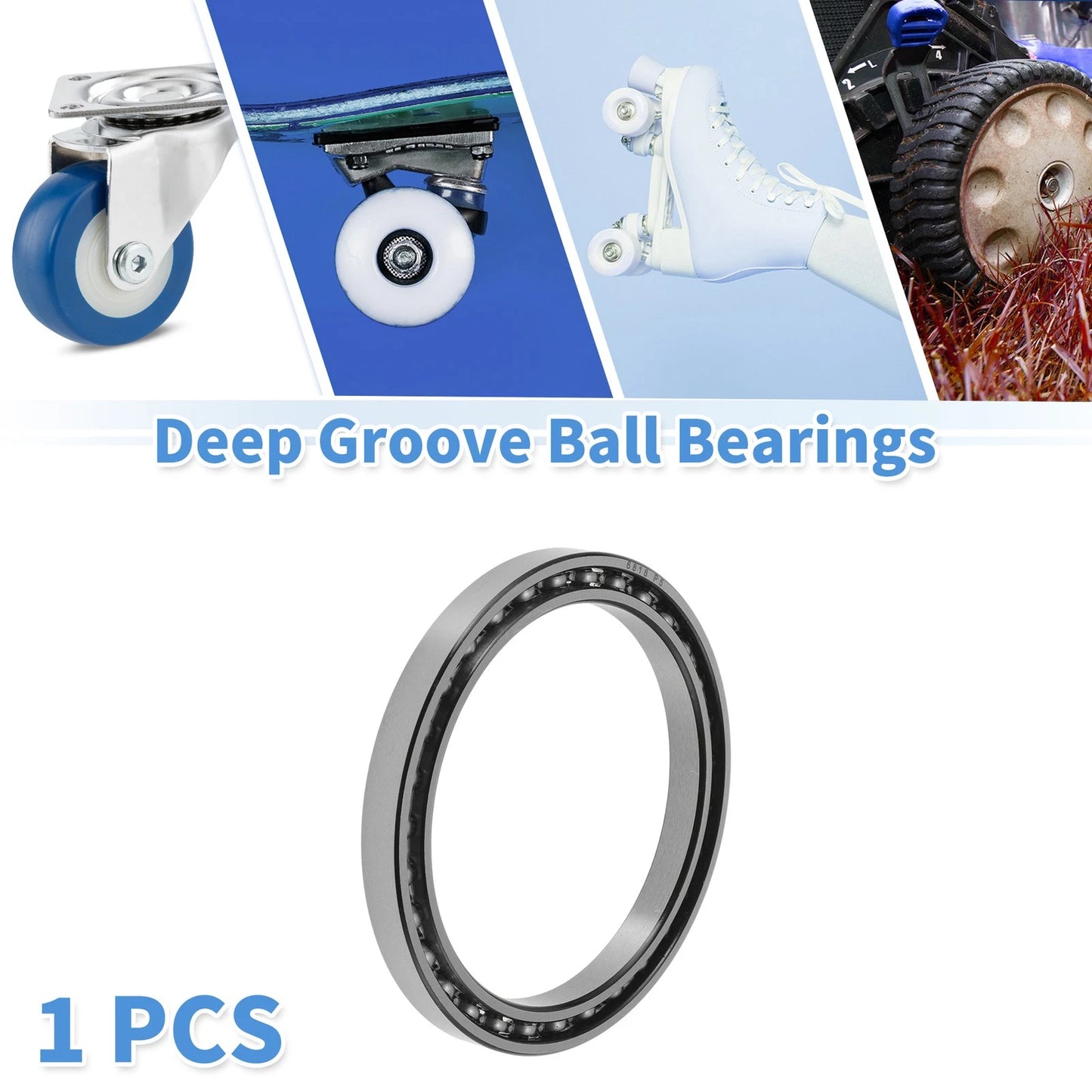 Bearings / 80x100x10mm / Bearings for Scooter Skateboard Wheel