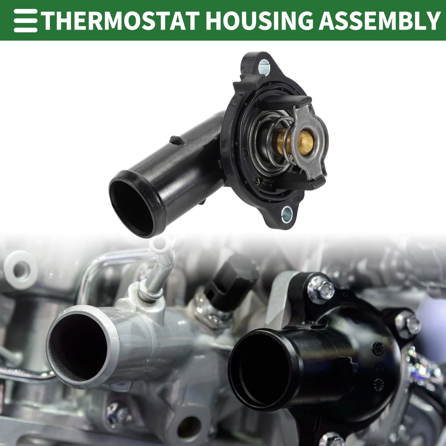 Engine Coolant Thermostat Housing Assembly for Chrysler 300 Dodge Challenger