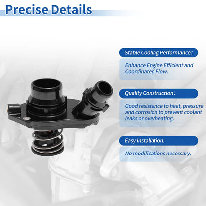 Engine Coolant Thermostat Housing Assembly for BMW 328D (2014 - 2018)