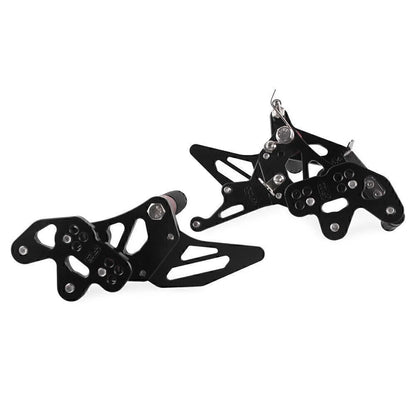 Rearsets Footpegs for Suzuki GSXR600 2015 Black