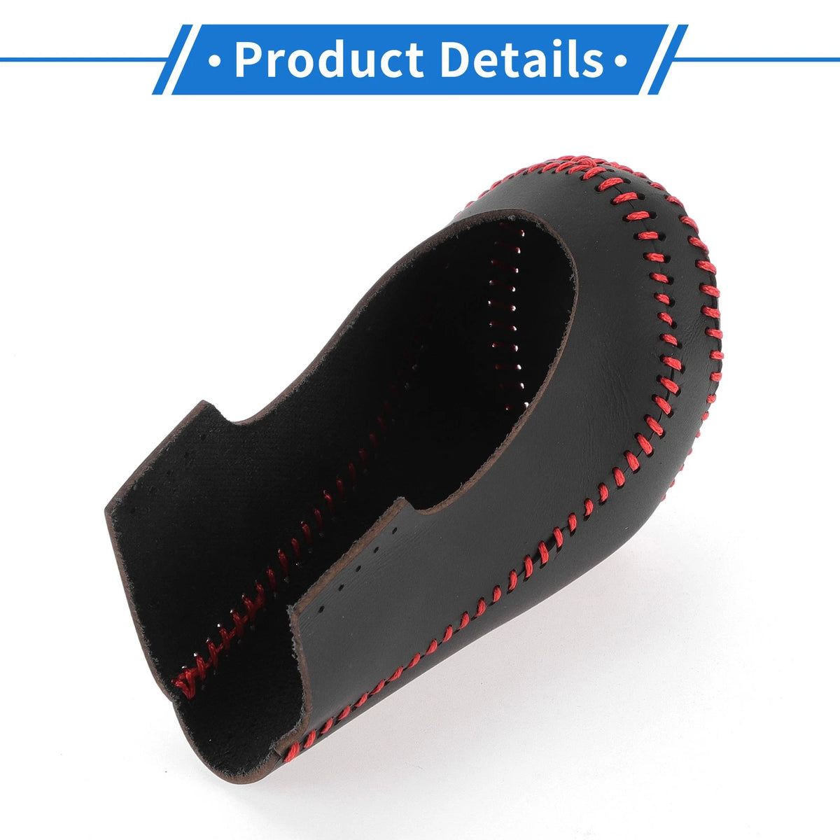 Gear Shift Knob Cover 1 Pc for Chevrolet Malibu (2016-2020) Black Red