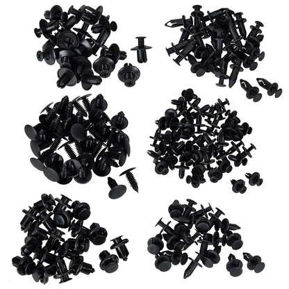 190 x Car Trim Clips Rivet Door Panel Retainers Fasteners Mud Flaps