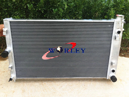 Aluminum Radiator + Blue Hose for Holden Commodore VZ LS1 LS2 SS 5.7 V8 (04-06)
