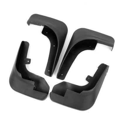 4 Pcs Black Splash Guards for Peugeot 207 (2010)
