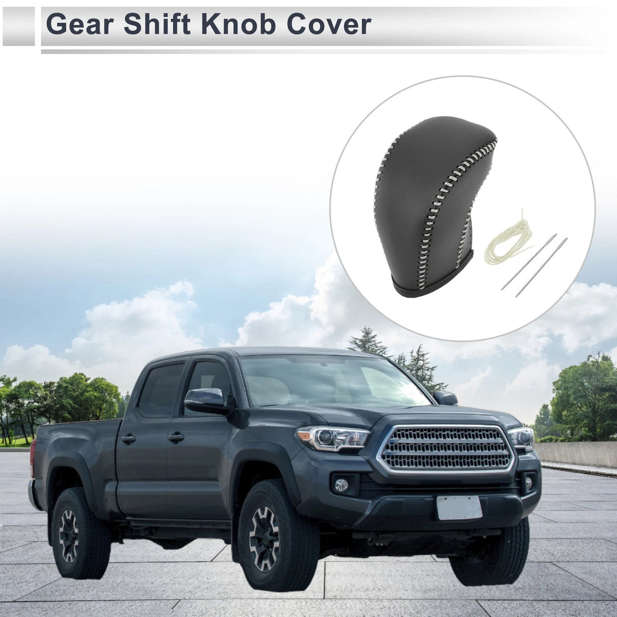 1 Pc Gear Shift Knob Cover for Toyota Tacoma (2016–2022)