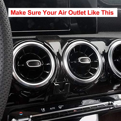 Black Mobile Phone Holder Air Outlet Snap Bracket for Benz W177 V177 C118 W118
