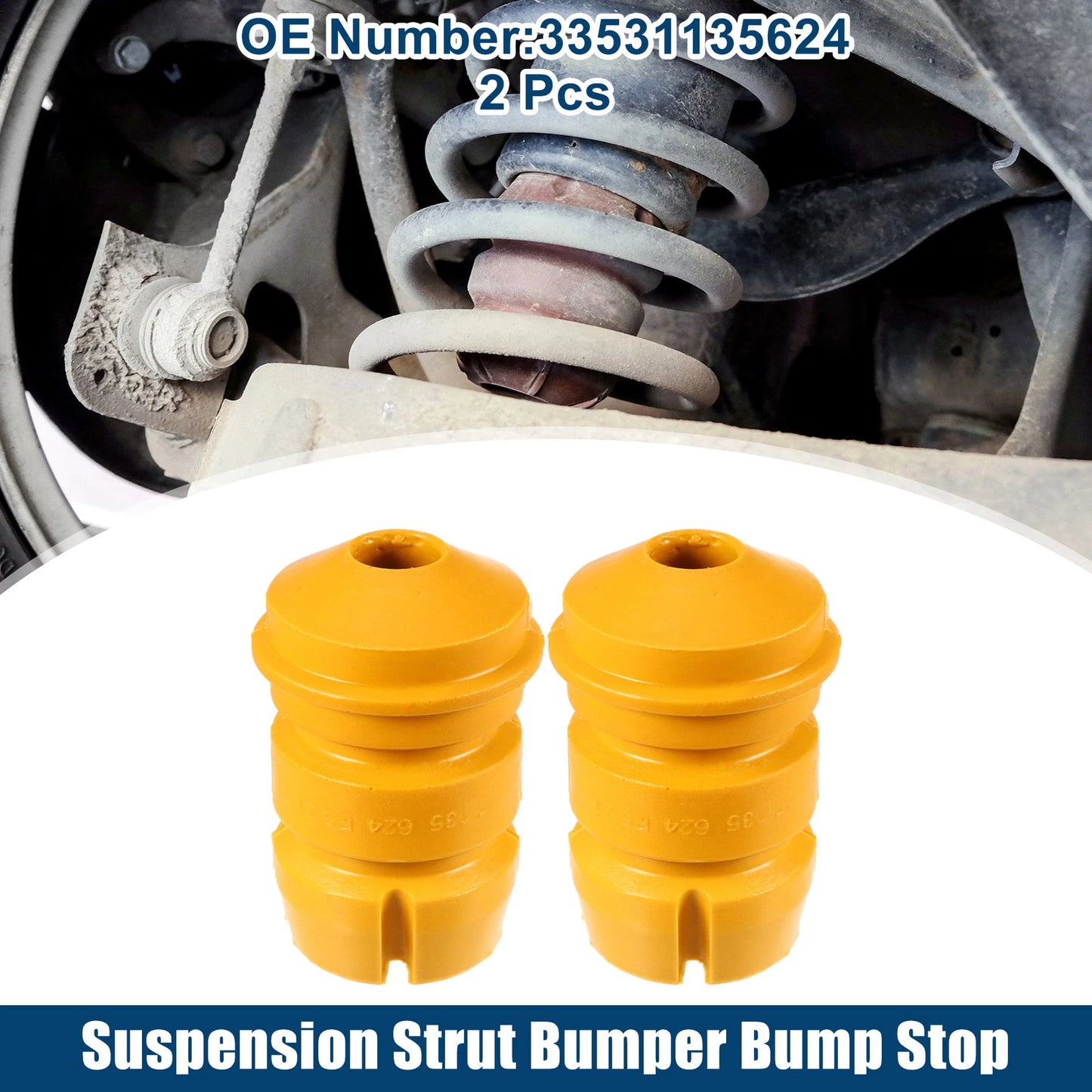 Suspension Strut Bumpers for BMW 525i 2.5L Gas (1989-1995)