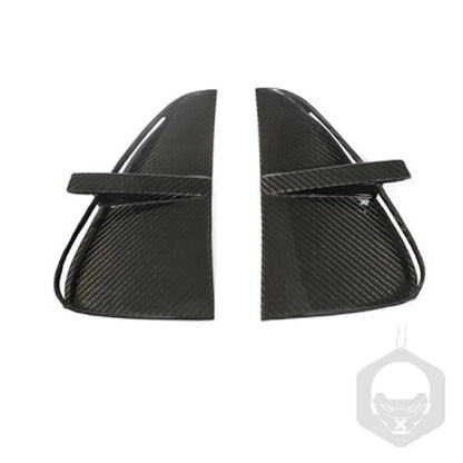 Carbon Fiber Side Fender Air Vent Cover Trim For BMW X5 F15 2014-2019